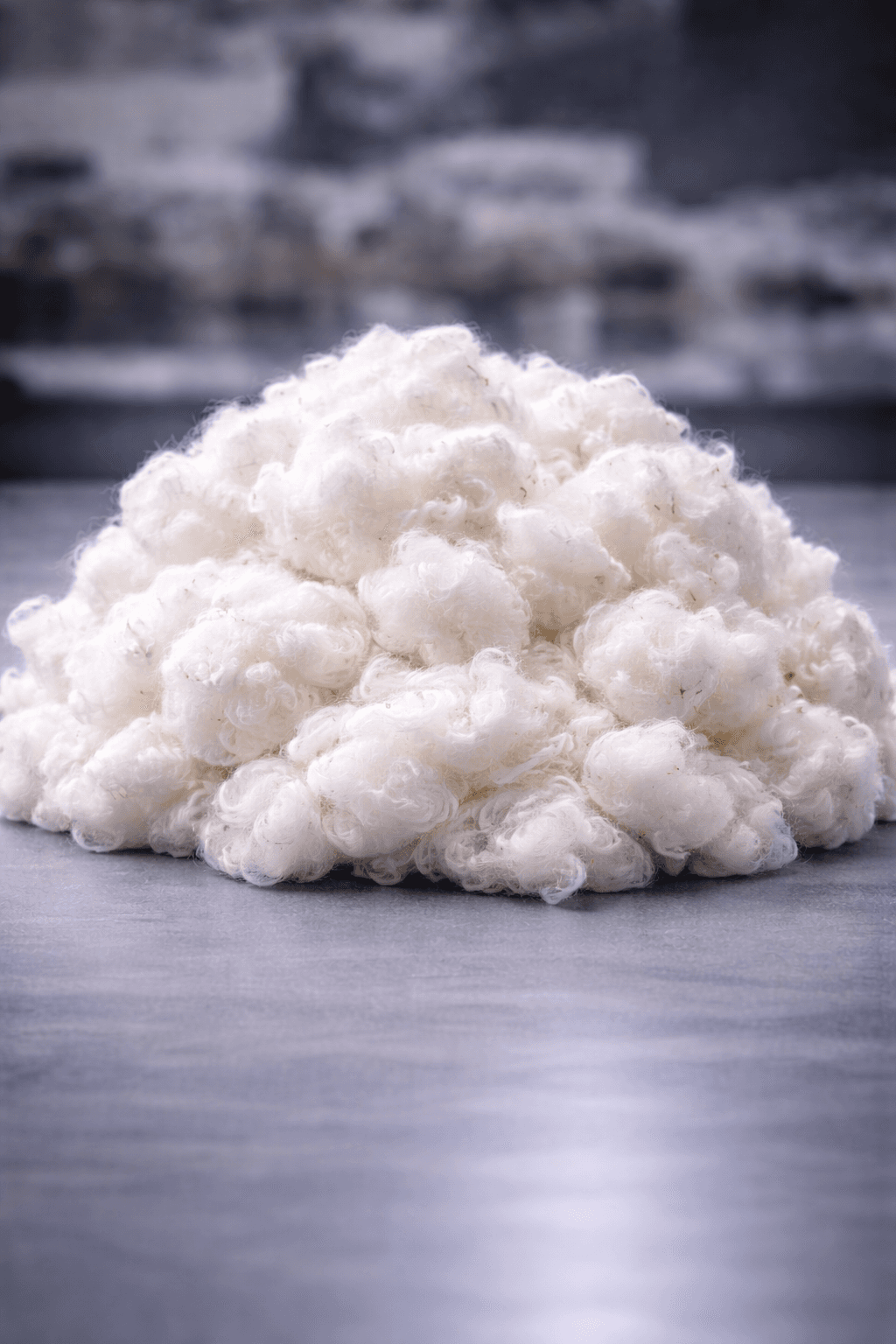 1.2D x 32 mm Raw White Polyester Staple Fiber (PSF) for Apparel