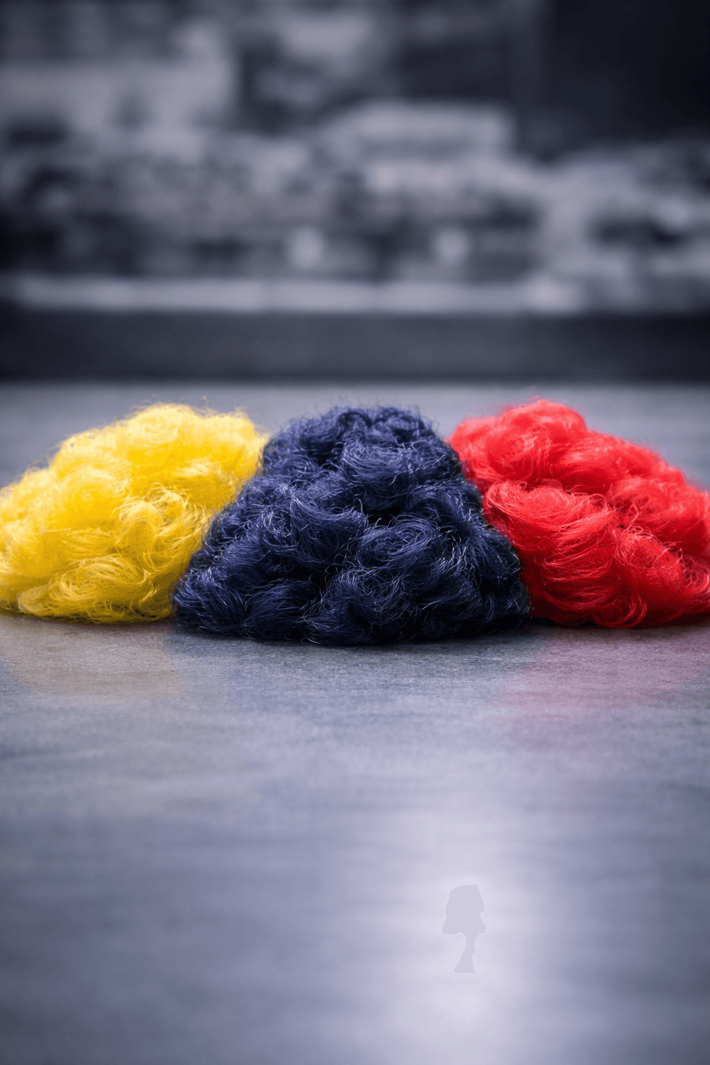 1.5D x 38 mm Navy Dope Dyed Polyester Staple Fiber  for Apparel
